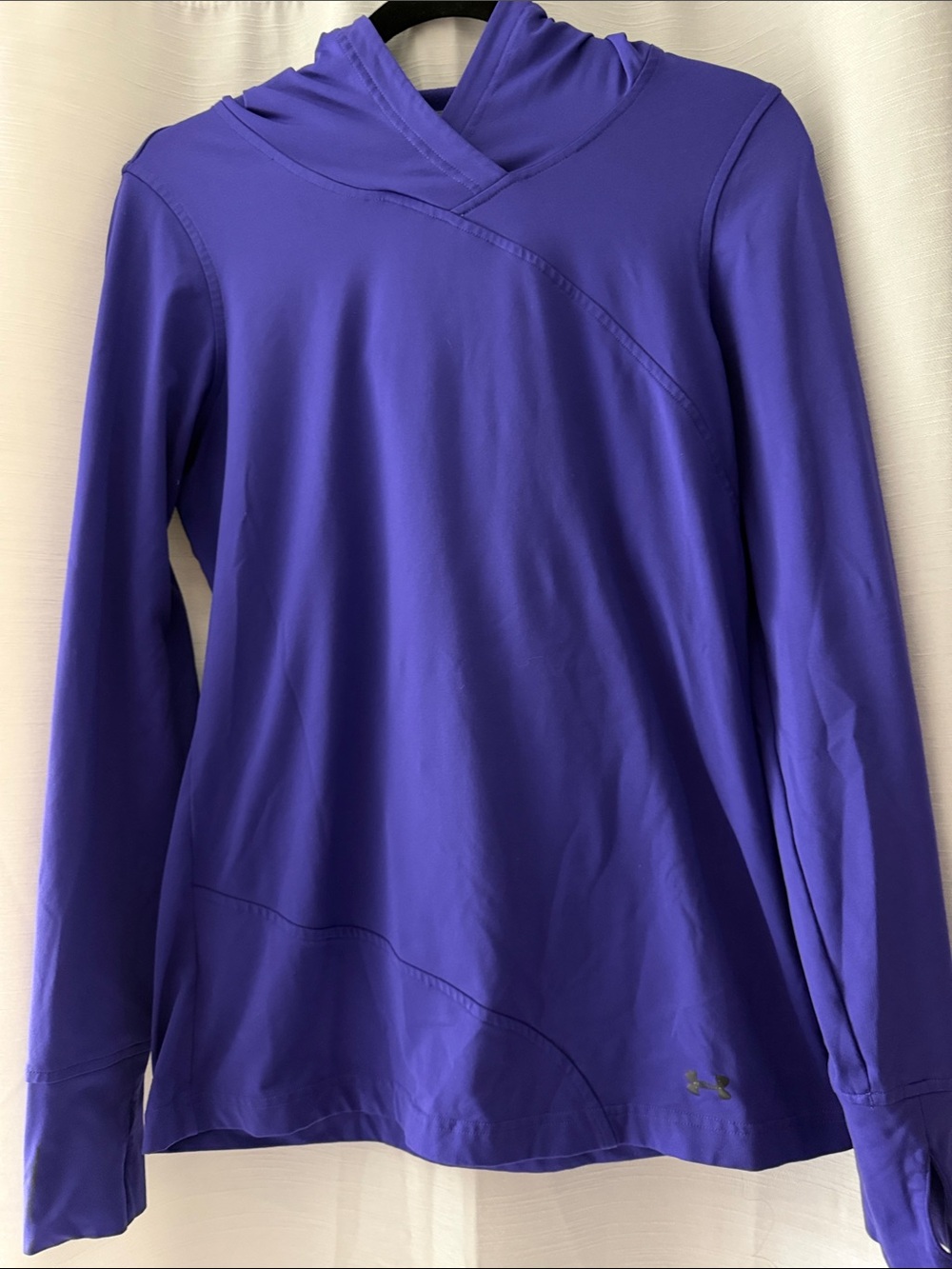 Under Armour Purple Hooded Performance Top